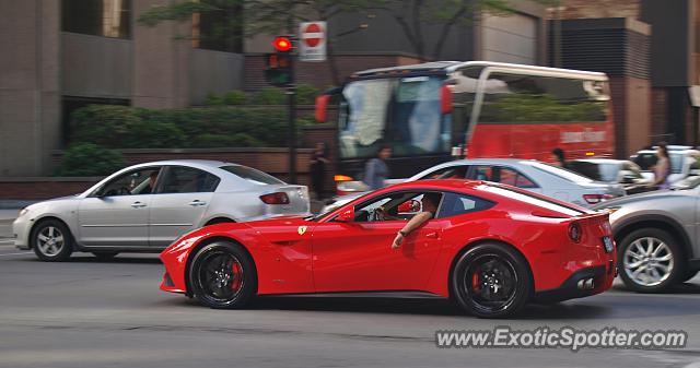 Ferrari F12 spotted in Montreal, Canada