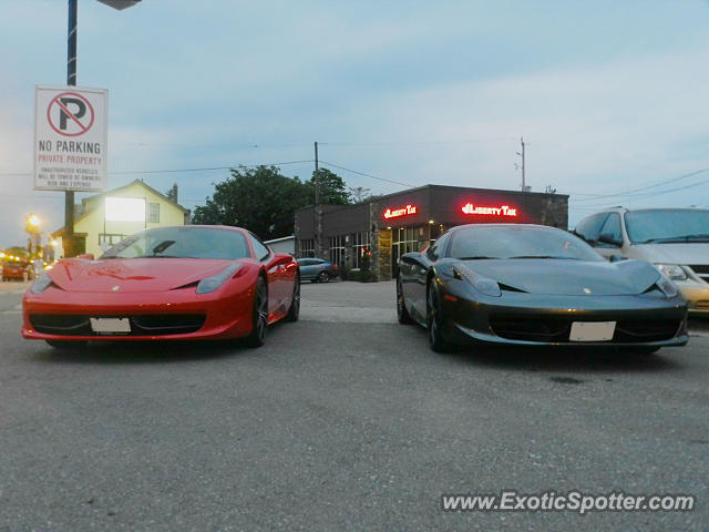 Ferrari 458 Italia spotted in Windsor, Ontario, Canada