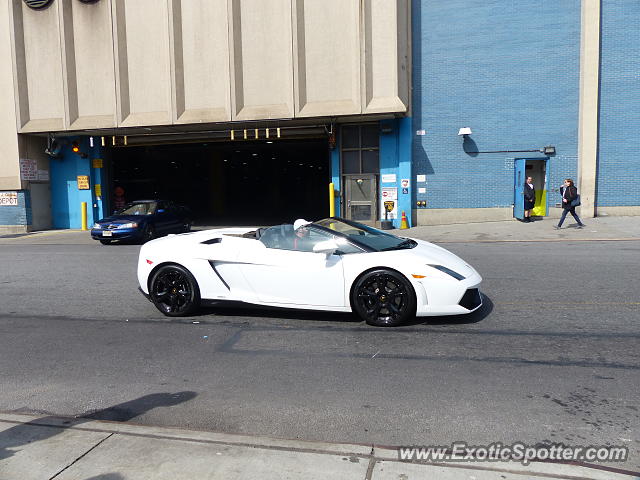 Lamborghini Gallardo spotted in Manhattan, New York