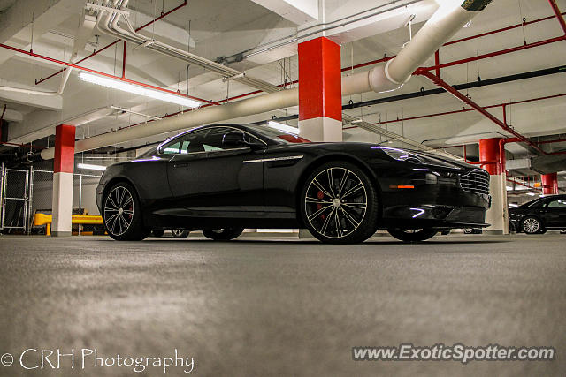 Aston Martin Virage spotted in Boston, Massachusetts