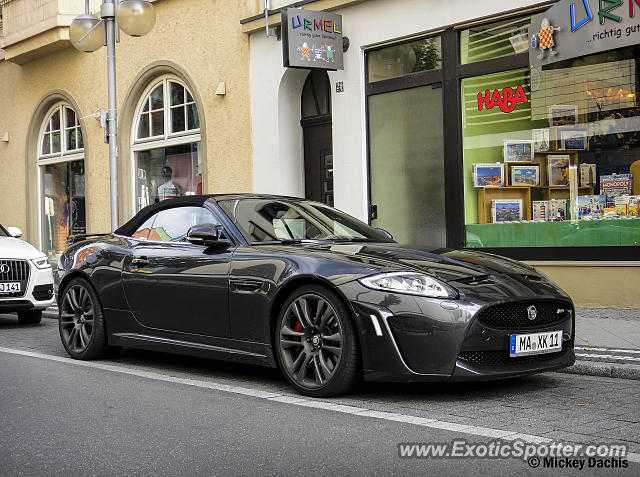 Jaguar XKR-S spotted in Mannheim, Germany