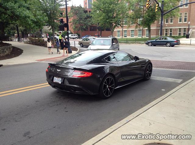 Aston Martin Vanquish spotted in Columbus, Ohio