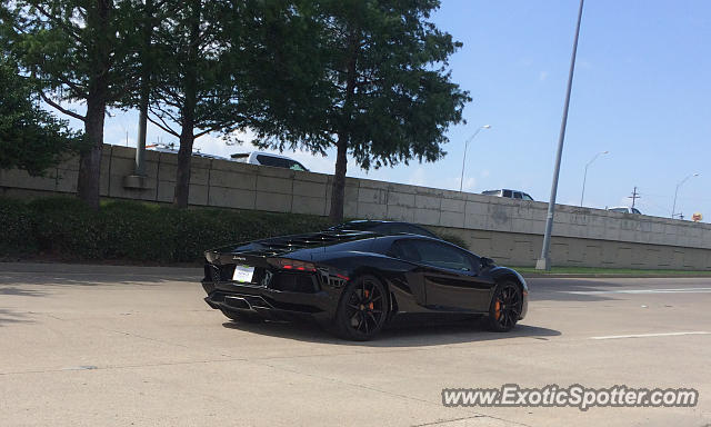 Lamborghini Aventador spotted in Dallas, Texas