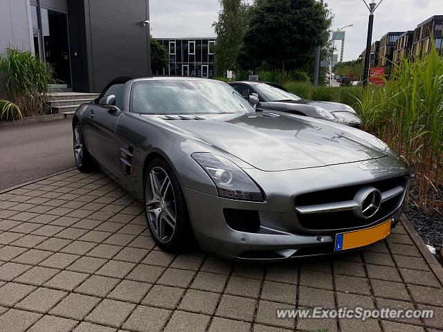Mercedes SLS AMG spotted in Luxembourg, Luxembourg