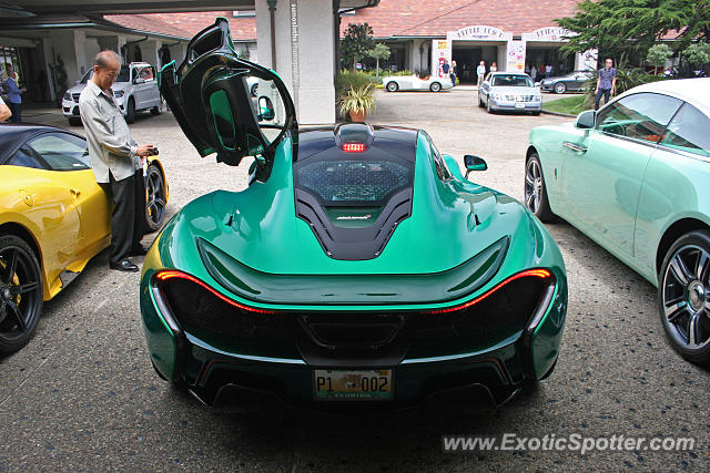 Mclaren P1 spotted in Pebble Beach, California
