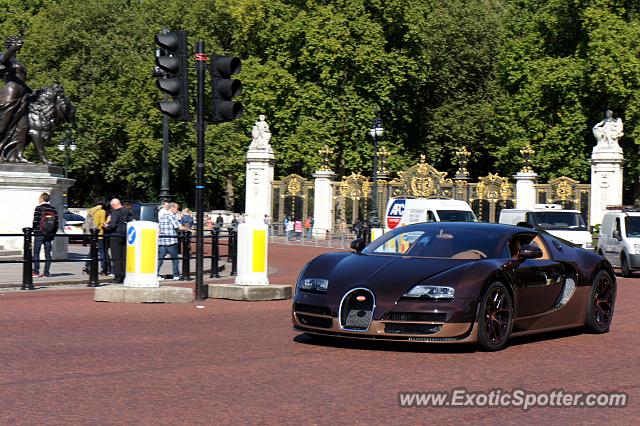 Bugatti Veyron spotted in London, United Kingdom