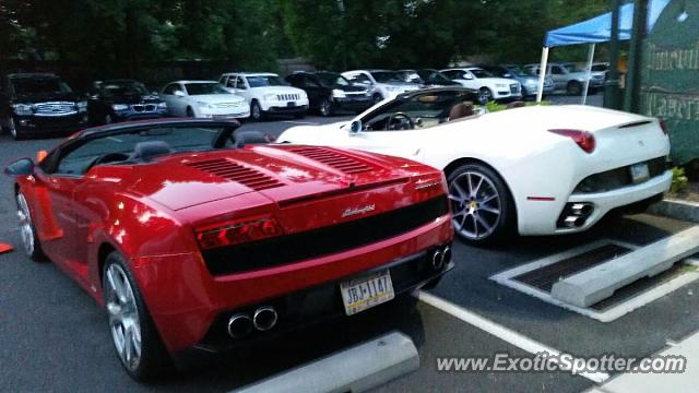 Ferrari California spotted in Newtown, Pennsylvania