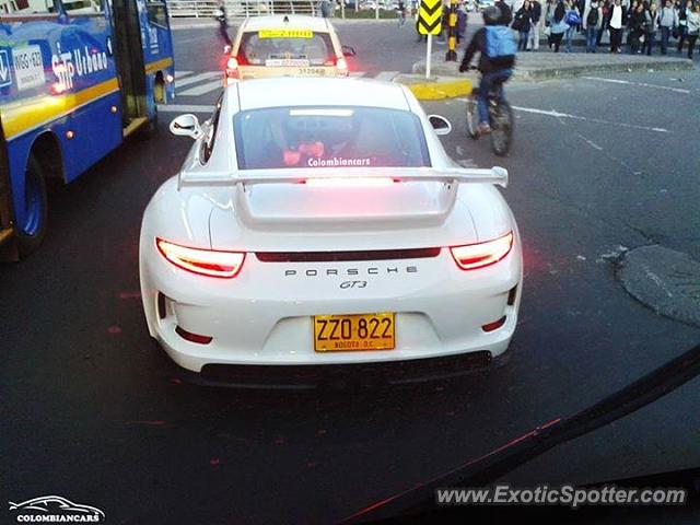 Porsche 911 GT3 spotted in Bogota, Colombia