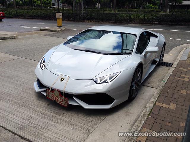 Lamborghini Huracan spotted in Hong Kong, China
