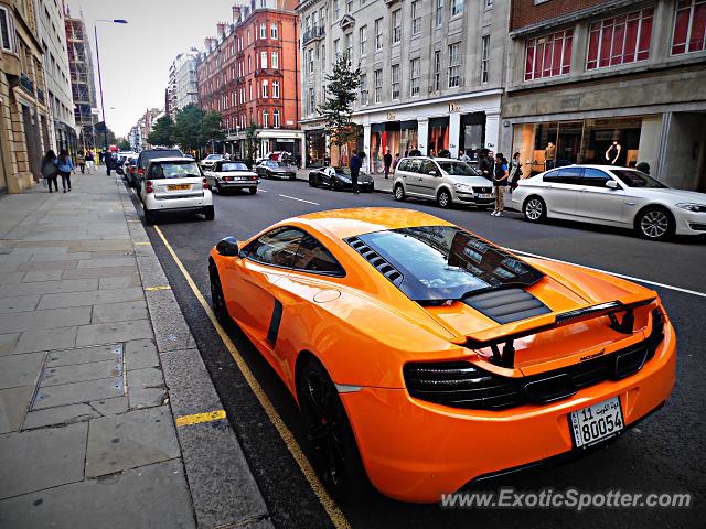 Mclaren MP4-12C spotted in London, United Kingdom