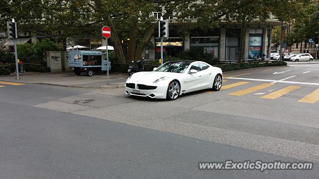 Fisker Karma spotted in Zurich, Switzerland