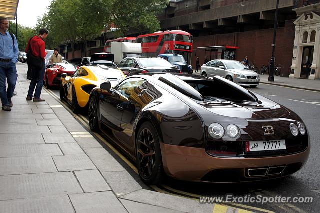 Bugatti Veyron spotted in London, United Kingdom
