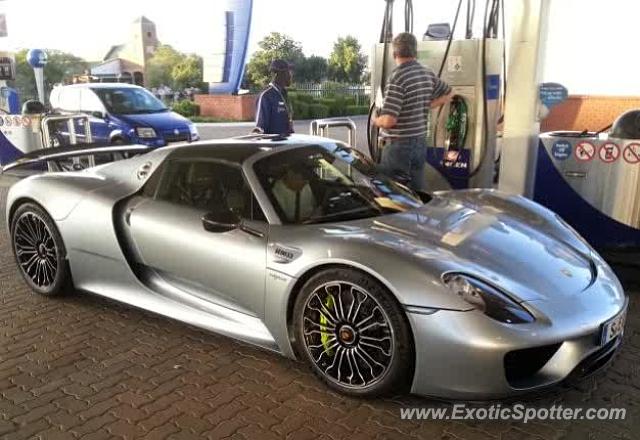 Porsche 918 Spyder spotted in Sandton, South Africa