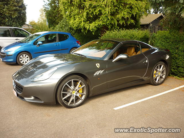 Ferrari California spotted in Spa, Belgium