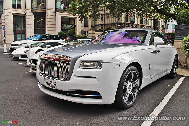 Rolls Royce Wraith spotted in London, United Kingdom