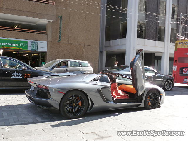 Lamborghini Aventador spotted in Toronto, Canada