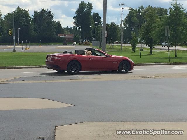 Maserati GranCabrio spotted in Amherst, New York
