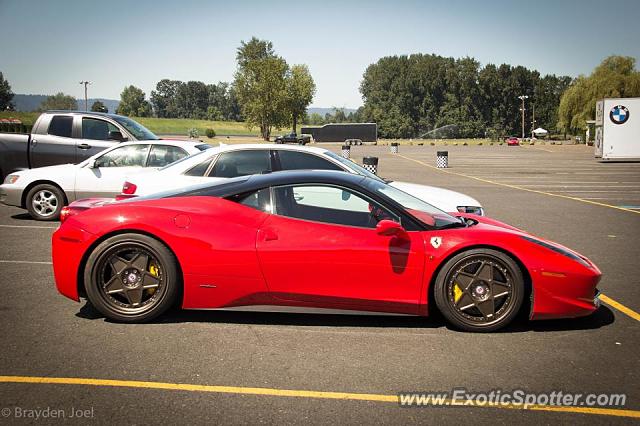 Ferrari 458 Italia spotted in Portland, Oregon