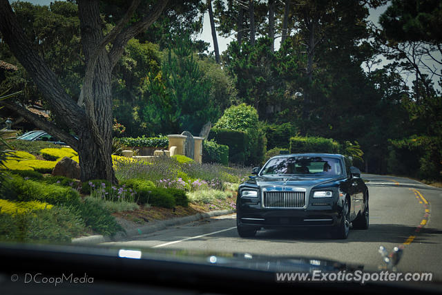 Rolls Royce Wraith spotted in Carmel, California