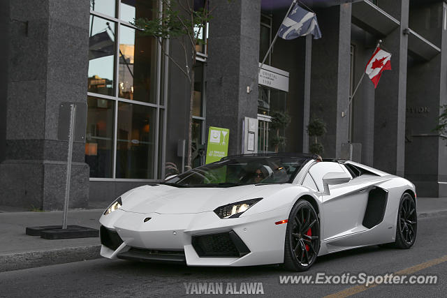 Lamborghini Aventador spotted in Montreal, Canada