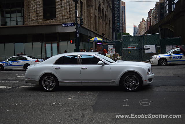 Bentley Mulsanne spotted in New York City, New York