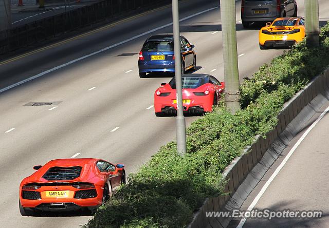 Lamborghini Aventador spotted in Hong Kong, China