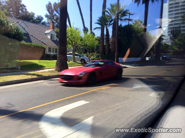 Mercedes SLS AMG spotted in Beverly hills, California