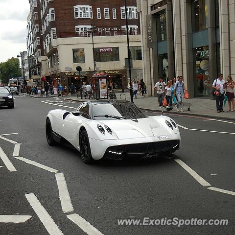 Pagani Huayra spotted in London, United Kingdom