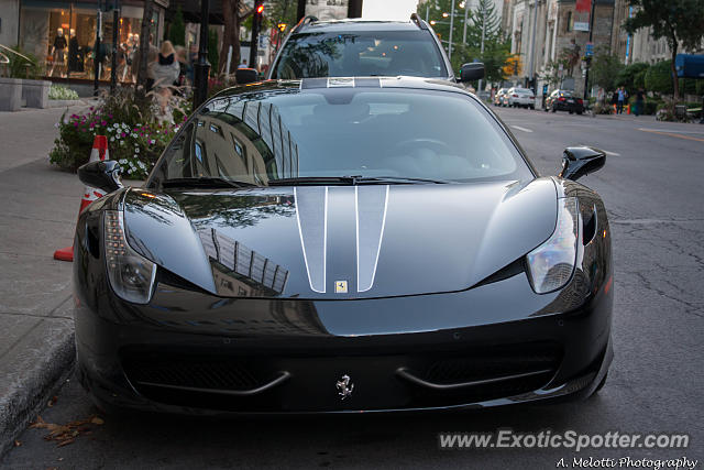 Ferrari 458 Italia spotted in Montreal, Canada