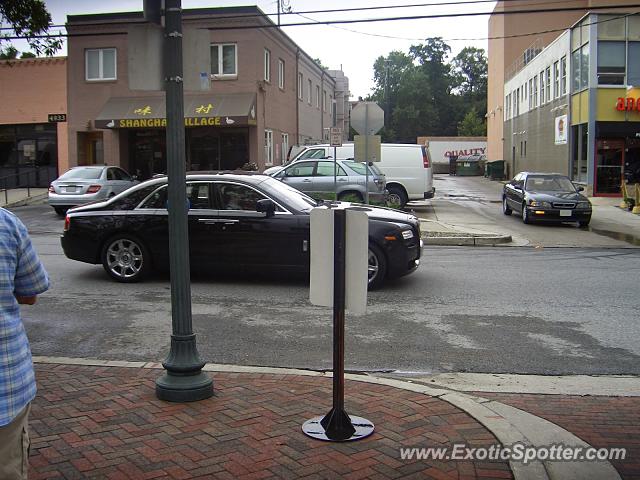 Rolls Royce Ghost spotted in Bethesda, Maryland
