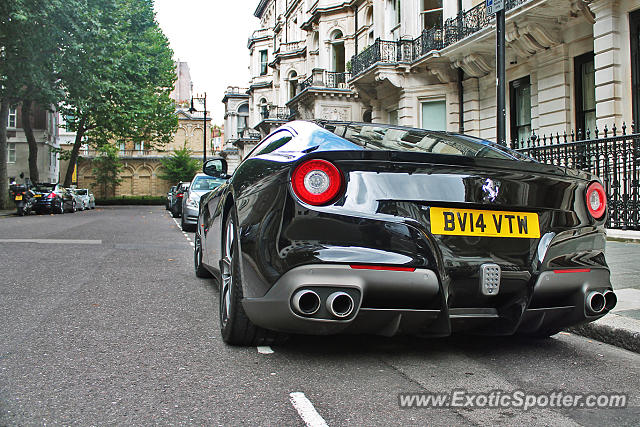 Ferrari F12 spotted in London, United Kingdom