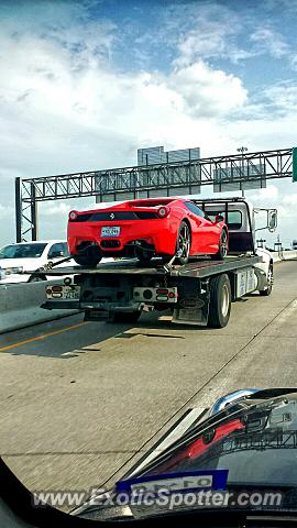 Ferrari 458 Italia spotted in Beaumont, Texas