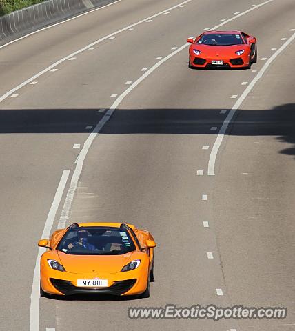Lamborghini Aventador spotted in Hong Kong, China