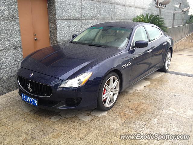 Maserati Quattroporte spotted in Shanghai, China