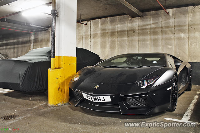 Lamborghini Aventador spotted in London, United Kingdom