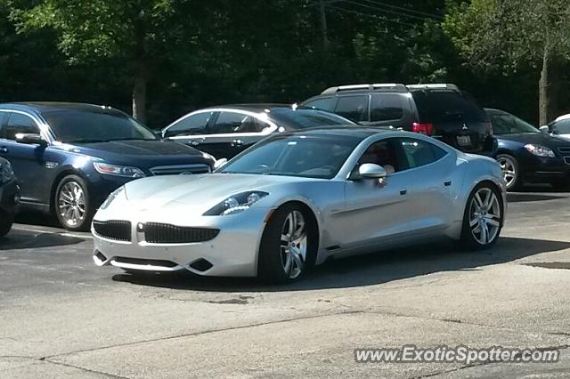 Fisker Karma spotted in Downers Grove, Illinois