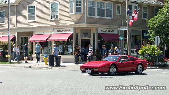 Ferrari 328 spotted in NOTL,On, Canada