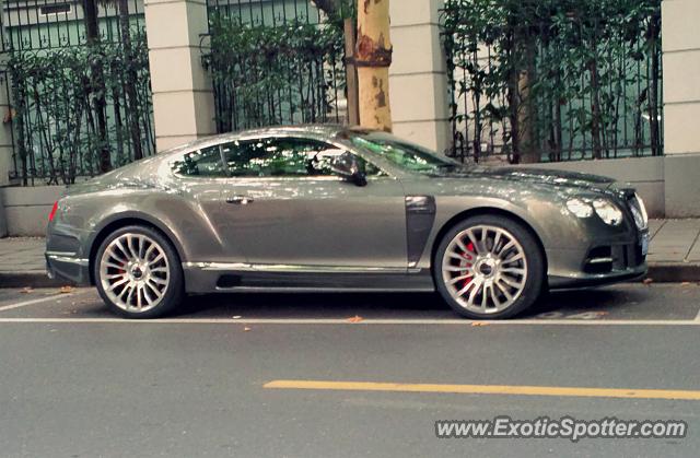Bentley Continental spotted in Shanghai, China
