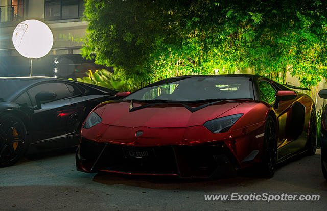 Lamborghini Aventador spotted in Kuala Lumpur, Malaysia