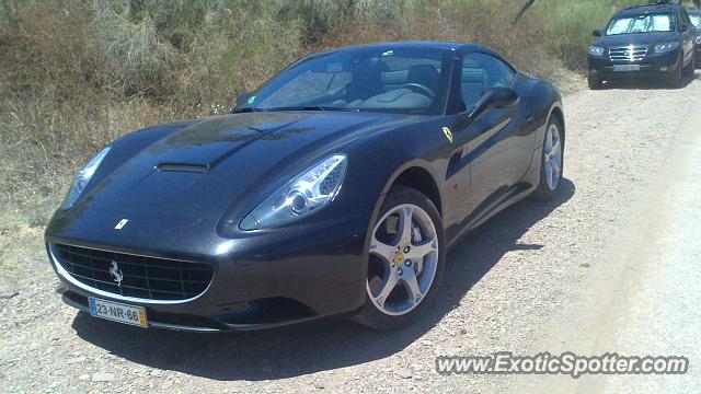 Ferrari California spotted in Retur, Algarve, Portugal