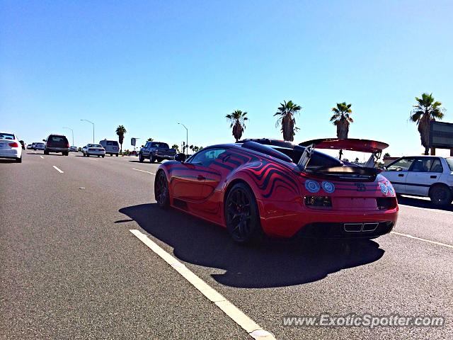 Bugatti Veyron spotted in Orange, California
