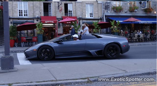 Lamborghini Murcielago spotted in Old Québec, Canada