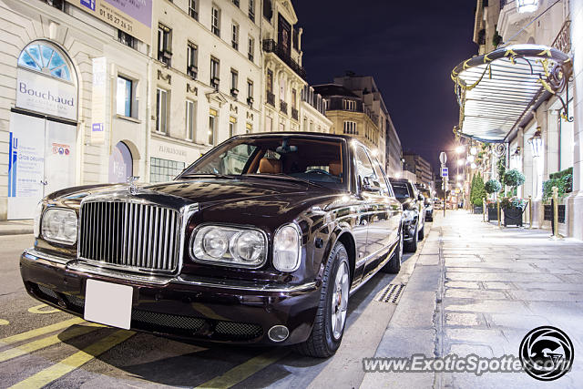 Bentley Arnage spotted in Paris, France