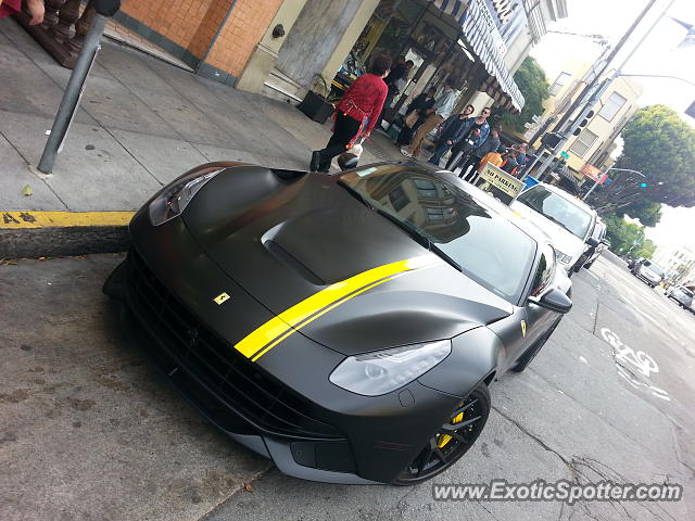 Ferrari F12 spotted in San Francisco, California