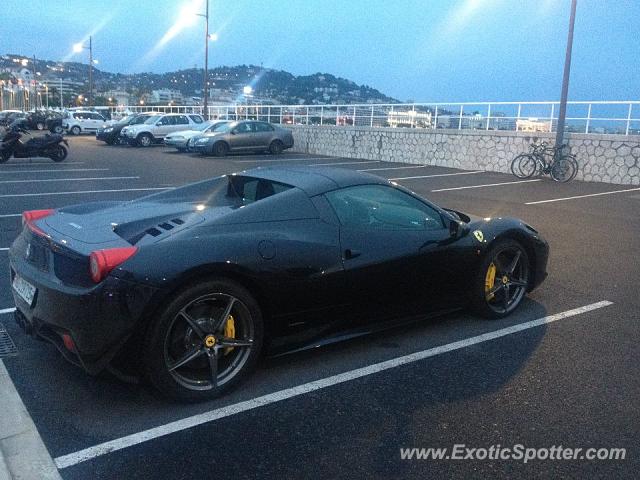 Ferrari 458 Italia spotted in Nice, France