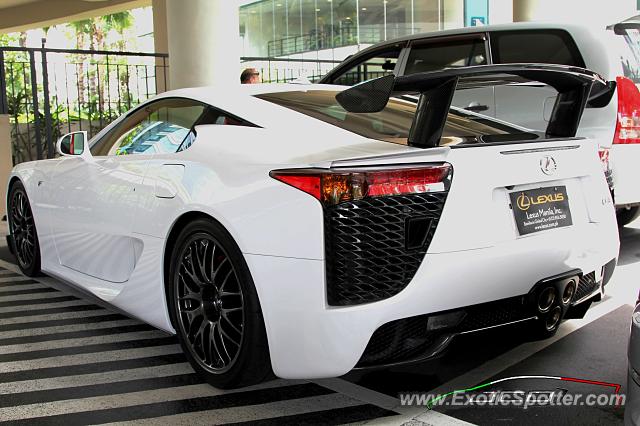 Lexus LFA spotted in Makati City, Philippines