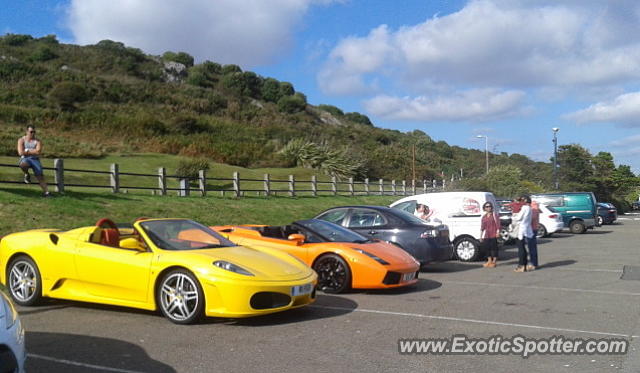 Lamborghini Gallardo spotted in Swansea, United Kingdom