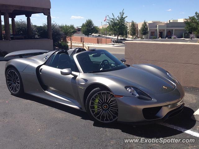 Porsche 918 Spyder spotted in Santa Fe, New Mexico
