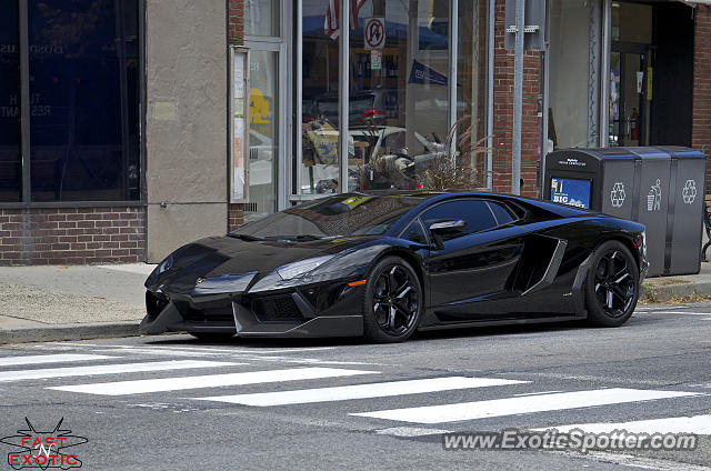 Lamborghini Aventador spotted in Hartsdale, New York