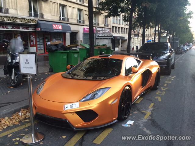 Mclaren MP4-12C spotted in Paris, France